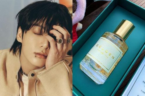 Jung Kook tặng fan nước hoa chứa vảy vàng 24K