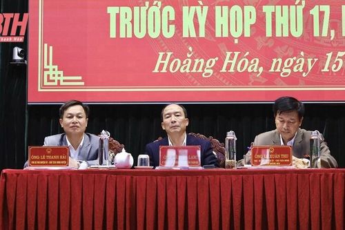 Đại biểu HĐND tỉnh tiếp xúc cử tri huyện Hoằng Hóa