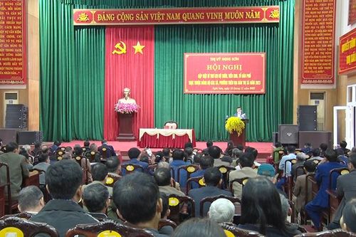 Gặp mặt Bí thư Chi bộ thôn, tiểu khu, tổ dân phố trên địa bàn thị xã Nghi Sơn