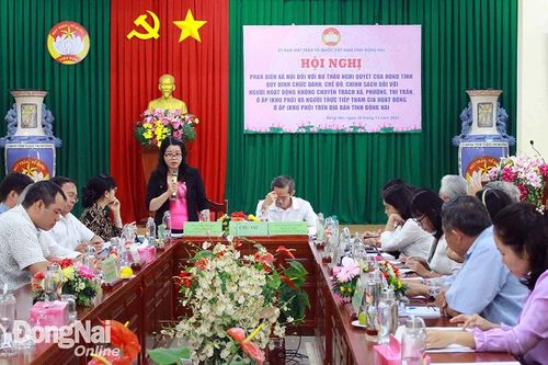 Cần tạo thêm động lực, động viên, thu hút cán bộ không chuyên trách phường, xã, ấp