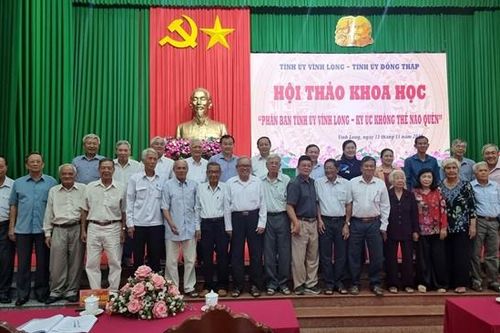 Hội thảo khoa học 'Phân Ban Tỉnh ủy Vĩnh Long - Ký ức không thể nào quên'