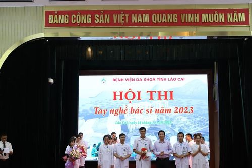 Bệnh viện Đa khoa tỉnh Lào Cai: Tổ chức thành công Hội thi tay nghề bác sỹ năm 2023