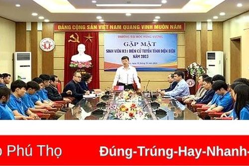 Gặp mặt tân sinh viên K21, diện cử tuyển của tỉnh Điện Biên