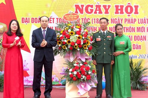 Ngày hội Đại đoàn kết toàn dân tại Thanh Ba