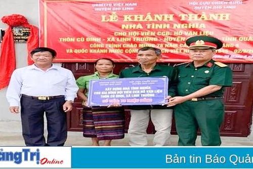 Cựu chiến binh huyện Gio Linh chung sức xây dựng quê hương