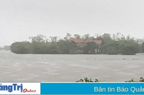Hải Lăng: Nhiều địa phương bị ngập cục bộ do mưa lớn