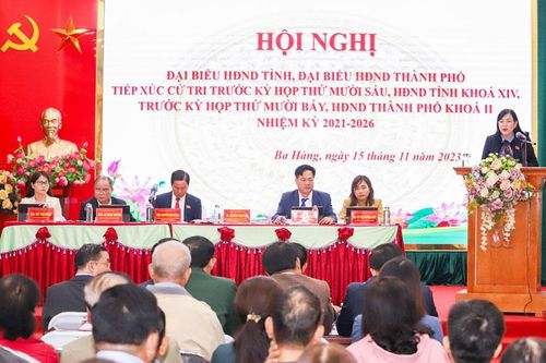 Đại biểu HĐND tỉnh tiếp xúc cử tri tại các địa phương