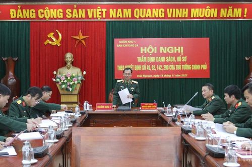 Quân khu 1: Thẩm định gần 3 nghìn hồ sơ đối tượng chính sách