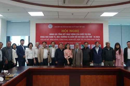 Đánh giá tổng kết hoạt động của khối thi đua Khoa học Kinh tế Môi trường và Biến đổi khí hậu lần VI