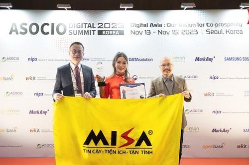 Doanh nghiệp MISA được vinh danh xuất sắc tại ASOCIO 2023