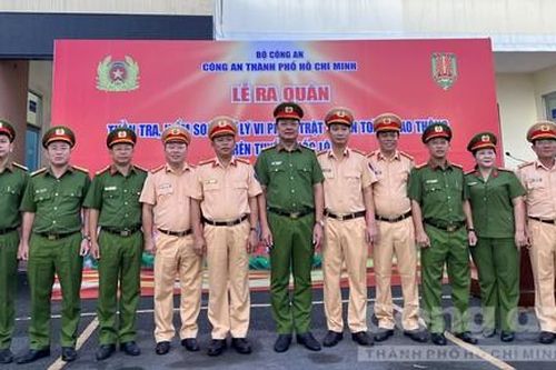 Công an TPHCM mở cao điểm kiểm soát, xử lý vi phạm giao thông trên Quốc lộ 1