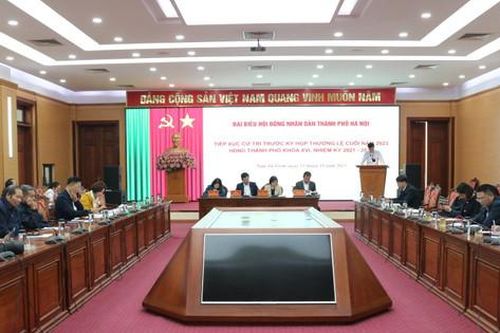 Cử tri quận Nam Từ Liêm kiến nghị mở rộng tuyến đường 70