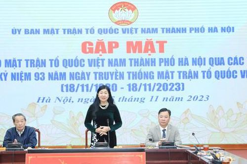 Đổi mới công tác Mặt trận đáp ứng sự phát triển của Thủ đô và đất nước