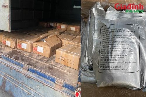 Kiểm tra xe ô tô dừng đỗ khu vực cảng Hà Nội, phát hiện gần 1.000 gói nước sốt bò cay nhập lậu