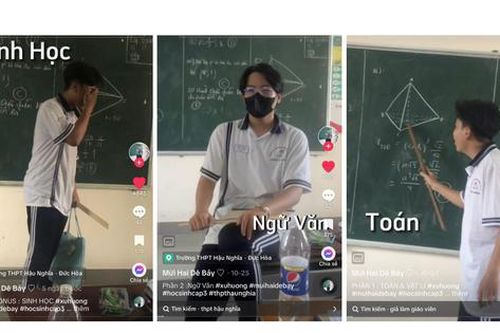 'Chấn động' TikTok: Teen nổi hứng hóa thân thành thầy giáo 'không trượt phát nào'!