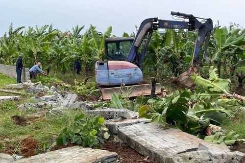 Huyện Thường Tín cưỡng chế thu hồi 1.085m2 đất xây dựng khu TĐC xã Vân Tảo