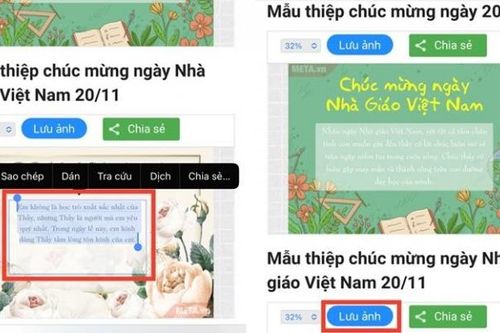 Hướng dẫn làm thiệp 20/11 online đơn giản trên điện thoại