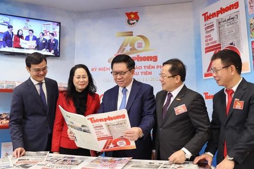 Báo Tiền Phong kỷ niệm 70 năm phát hành số báo đầu tiên