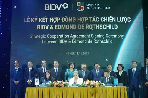 BIDV hợp tác chiến lược với thành viên gia tộc Rothschild làm Private Banking