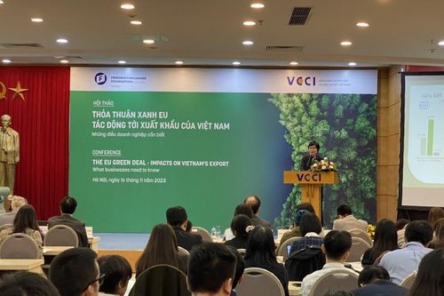 88-93% doanh nghiệp xuất khẩu và chủ thể liên quan chưa biết về Thỏa thuận Xanh EU