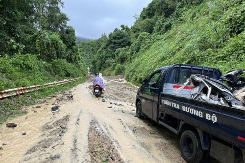 Tỉnh lộ 9 vẫn lưu thông bình thường