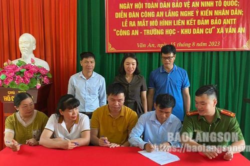 Đảm bảo tốt an ninh trật tự ở xã Vân An: Chính quyền sát sao, Nhân dân chung sức