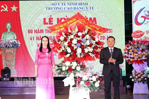 Trường Cao đẳng Y tế Ninh Bình kỷ niệm 60 năm thành lập