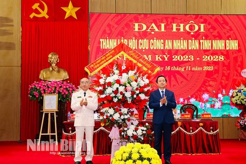 Đại hội thành lập Hội Cựu Công an nhân dân tỉnh nhiệm kỳ 2023 - 2028
