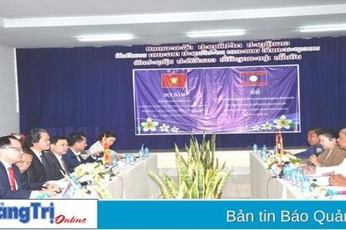 Hội đàm trao đổi kinh nghiệm truyền thông hai tỉnh Quảng Trị - Savannakhet
