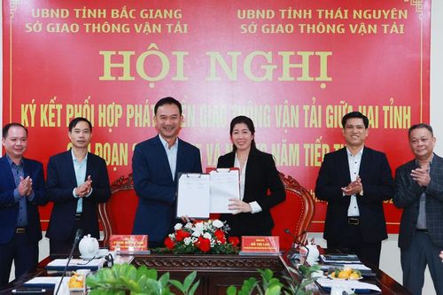 Thái Nguyên, Bắc Giang phối hợp phát triển giao thông vận tải