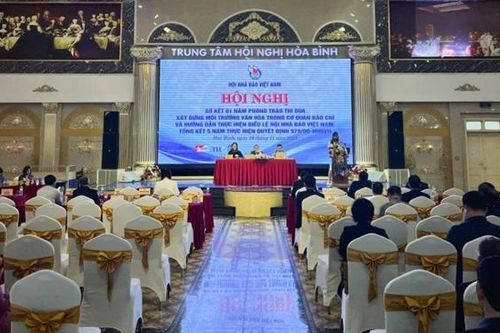 Sơ kết 1 năm thực hiện phong trào thi đua Xây dựng môi trường văn hóa trong các cơ quan báo chí