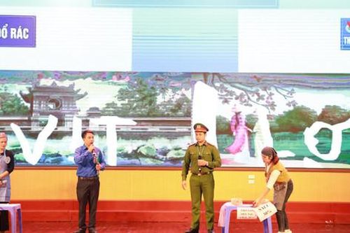 Đội Mê Linh và Thanh Oai vào chung khảo hội thi về quy tắc ứng xử nơi công cộng