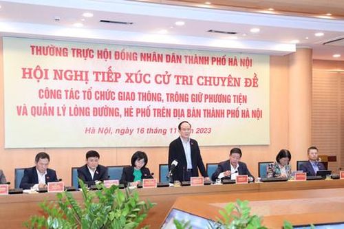 Tiếp xúc cử tri chuyên đề về giao thông đô thị: Nhận diện khó khăn để có giải pháp phù hợp