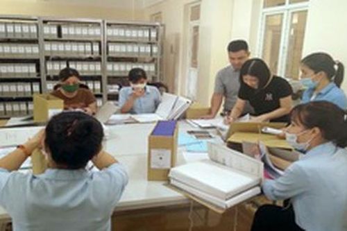 Định mức kinh tế - kỹ thuật chỉnh lý tài liệu nền giấy