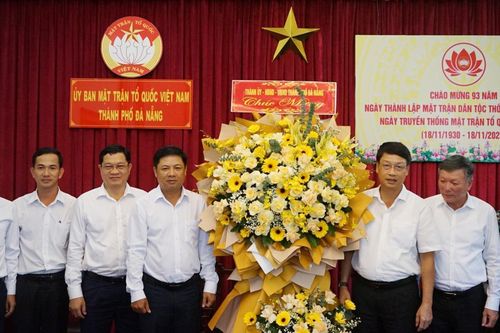 Lãnh đạo thành phố Đà Nẵng thăm, chúc mừng Mặt trận Tổ quốc Việt Nam