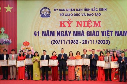 Sở GD&ĐT Bắc Ninh kỷ niệm 41 năm Ngày Nhà giáo Việt Nam 20/11