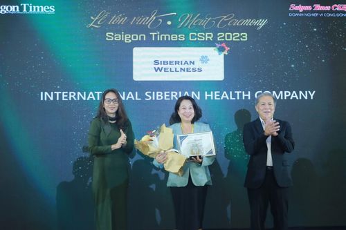 Siberian Wellness lại nhận giải 'Doanh nghiệp vì cộng đồng'