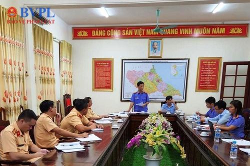 VKSND tỉnh Hà Tĩnh kiểm sát trực tiếp tại Phòng CSGT Công an tỉnh