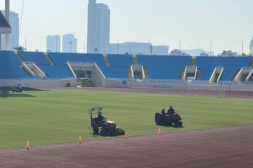 Sân Mỹ Đình hết dơ bẩn, đẹp lung linh trước trận Việt Nam gặp Iraq