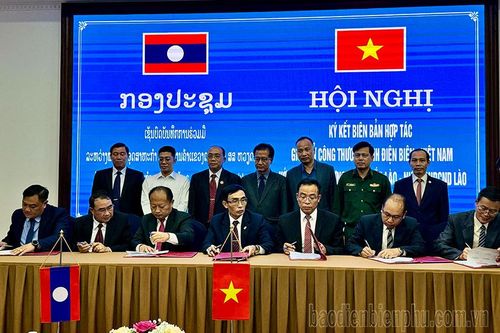 Điện Biên và 6 tỉnh Bắc Lào tăng cường hợp tác phát triển thương mại biên giới