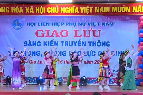 Gia Lai: Giao lưu sáng kiến truyền thông về phòng, chống bạo lực gia đình