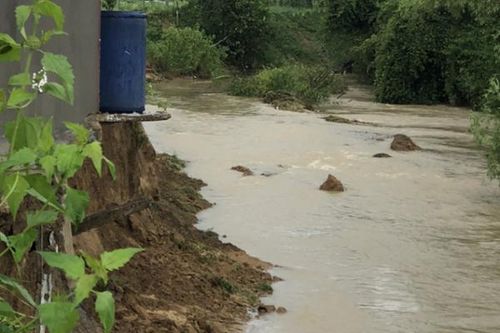 Khánh Vĩnh: Ghi nhận một số thiệt hại bước đầu do lũ lớn
