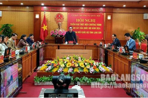 Triển khai chương trình giám sát của Quốc hội năm 2024