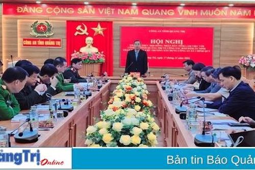 Thường trực HĐND tỉnh làm việc với Công an tỉnh về nhiệm vụ công tác năm 2023