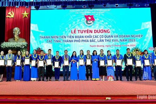 Tuyên dương Thanh niên tiên tiến Đoàn Khối các cơ quan và doanh nghiệp các tỉnh, thành phố phía Bắc, giai đoạn 2022-2023