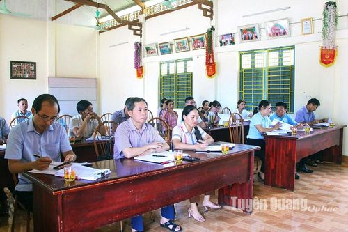 Hiệu quả cấp ủy viên dự sinh hoạt chi bộ ở Yên Sơn