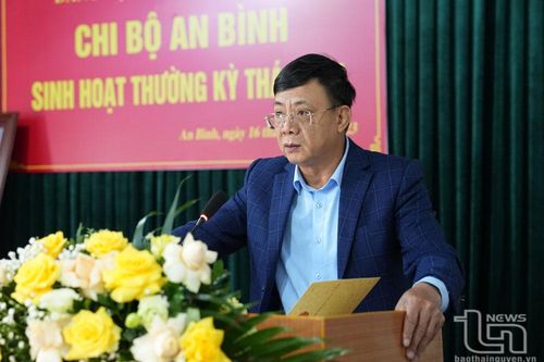 Đồng chí Phó Chủ tịch Thường trực UBND tỉnh dự sinh hoạt chi bộ tại Phổ Yên