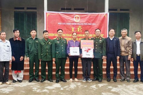Hỗ trợ sửa chữa nhà 'Nghĩa tình đồng đội' cho hội viên cựu chiến binh