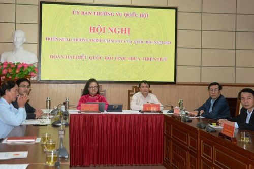 Triển khai chương trình giám sát của Quốc hội năm 2024