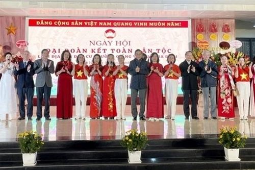 Hà Nội: Liên tổ dân phố phường Giảng Võ vui Ngày hội Đại đoàn kết